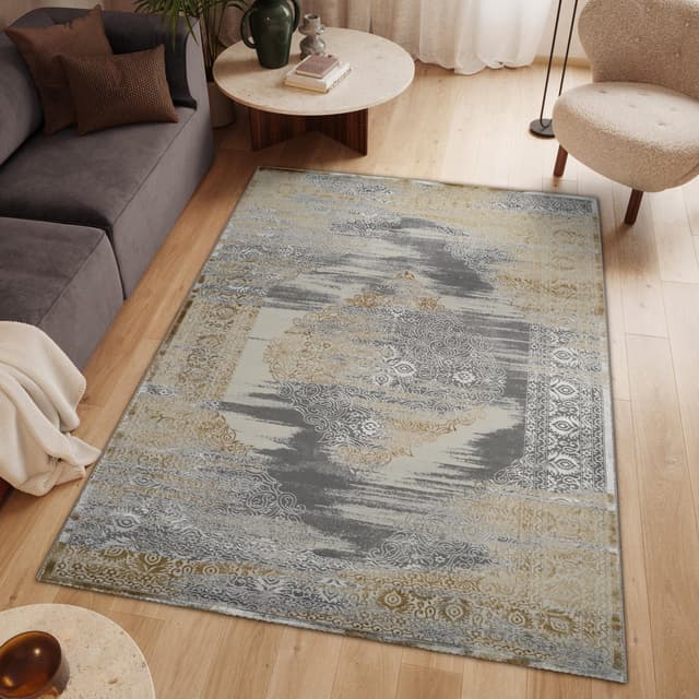 Florence 6772 Area Rug Grey/Gold — photo 2