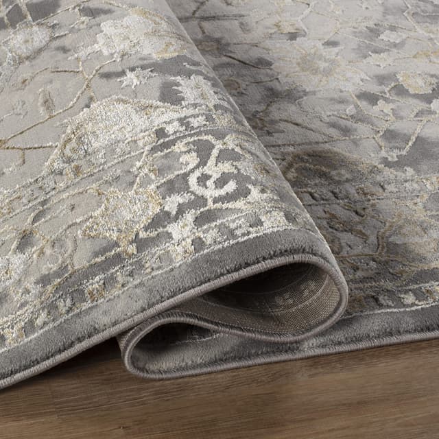Florence 6344 Area Rug Grey/Gold — photo 3