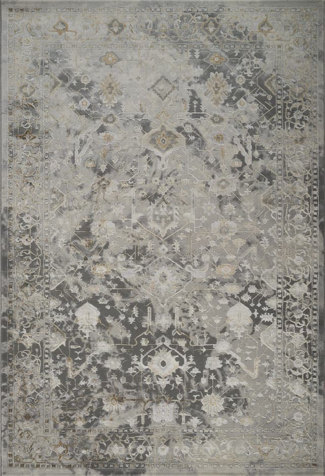 Florence 6344 Area Rug Grey/Gold — photo 1
