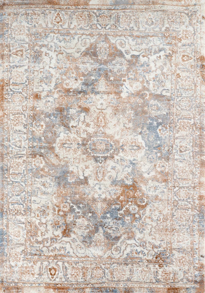 Cornelia A859B Area Rug Orange/Cream