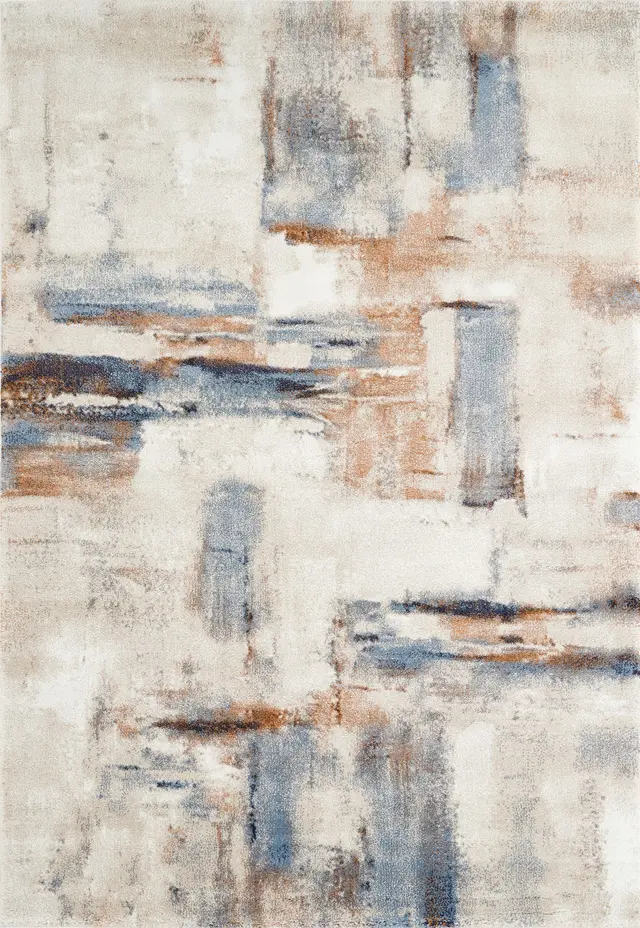 Cornelia B150A Area Rug Blue/cream — photo 1