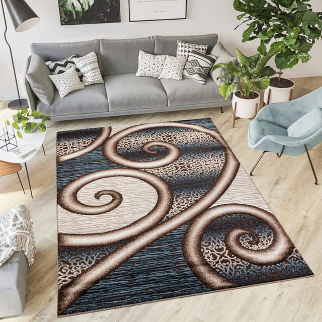 Argon 8659 Area Rug Navy/D.Beige — photo 3