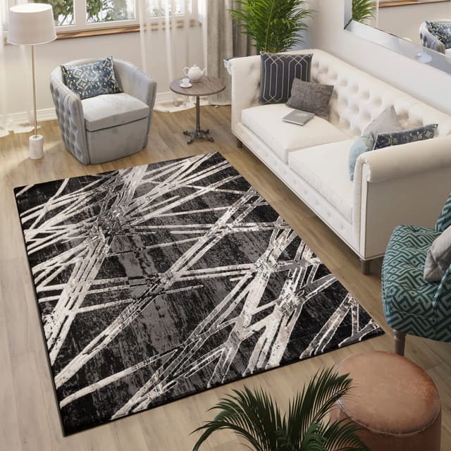 Argon 9615 Area Rug Black/Black — photo 2