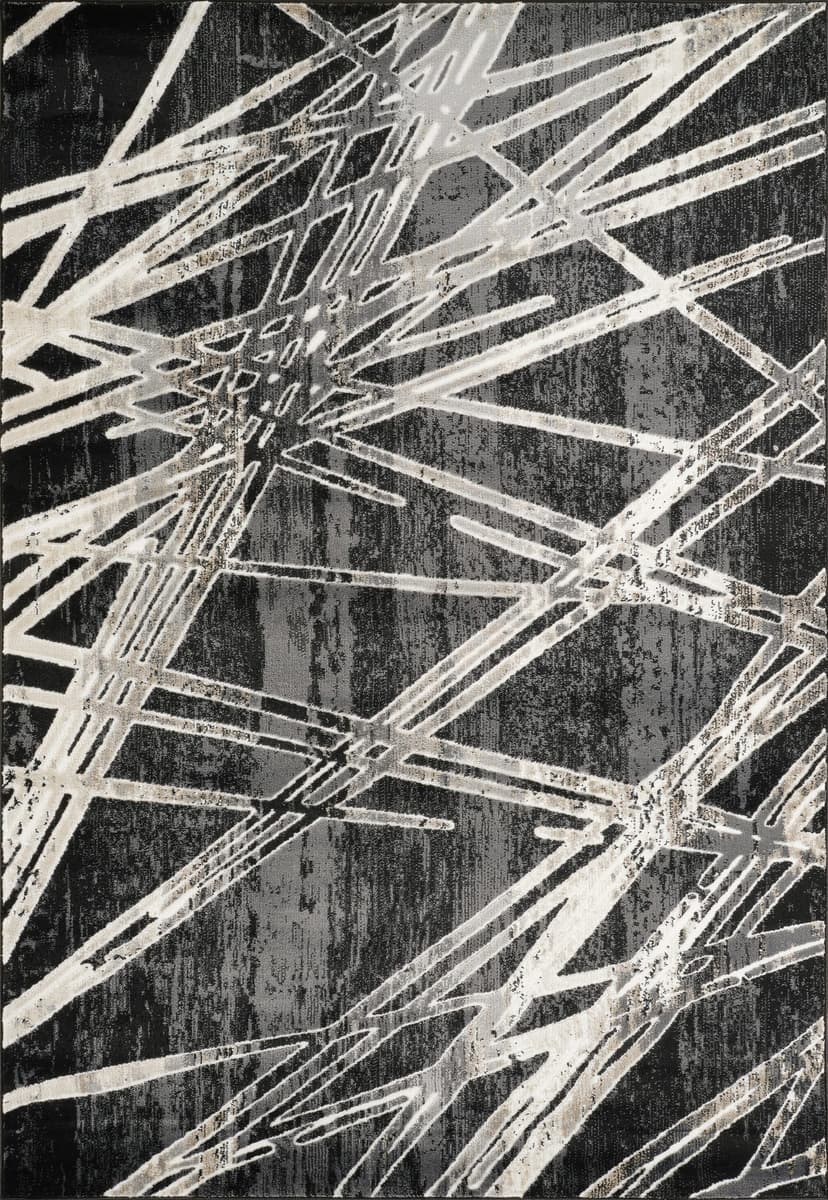 Argon 9615 Area Rug Black/Black