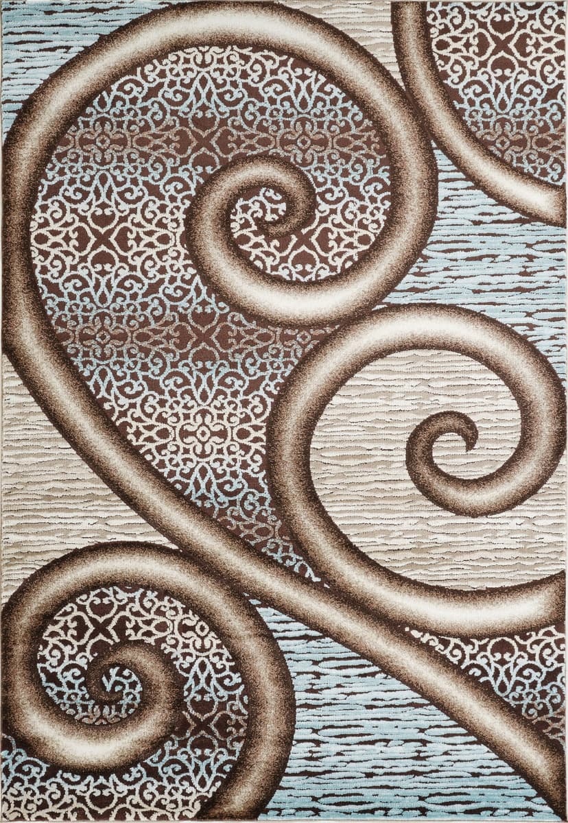 Argon 8659 Area Rug Blue/D.Beige