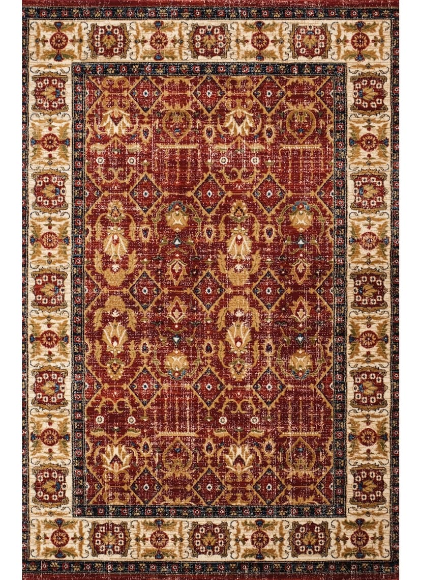 Tashkent 6081A Area Rug Red/Red