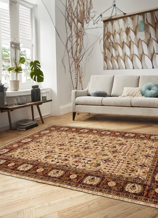 Tashkent 6081A Area Rug Cream/Cream — photo 6