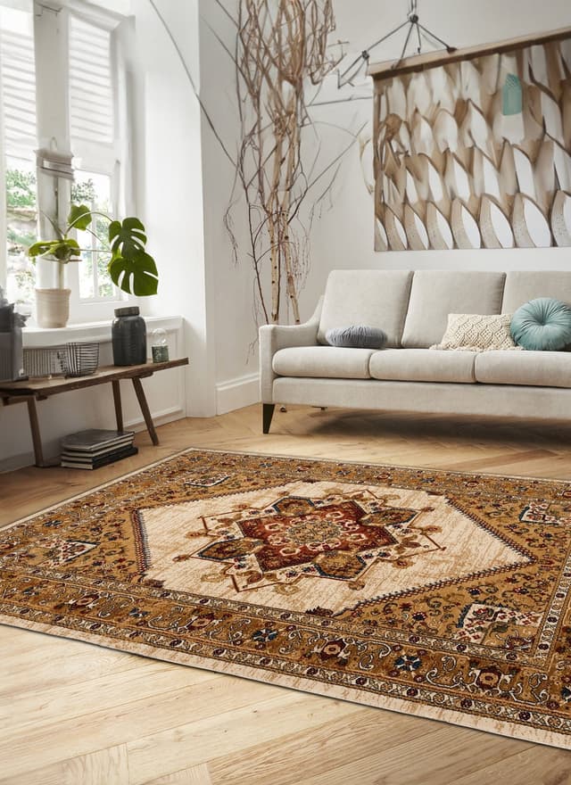 Tashkent 6080A Area Rug Cream/Cream — photo 6