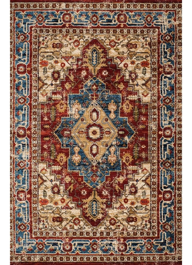 Mongolia 6083B Area Rug Red/Red — photo 1