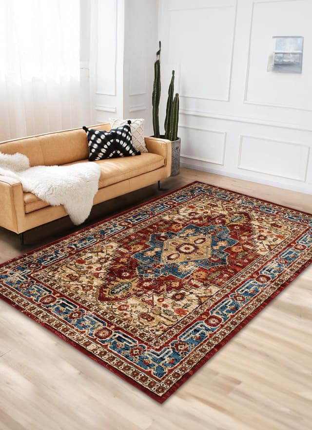 Mongolia 6083B Area Rug Red/Red — photo 5
