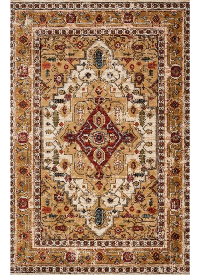 Mongolia 6083B Area Rug Cream/Cream — photo 1