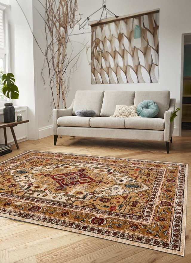 Mongolia 6083B Area Rug Cream/Cream — photo 6