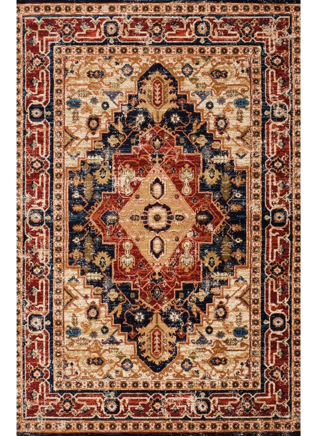 Mongolia 6083B Area Rug Navy/Navy — photo 1