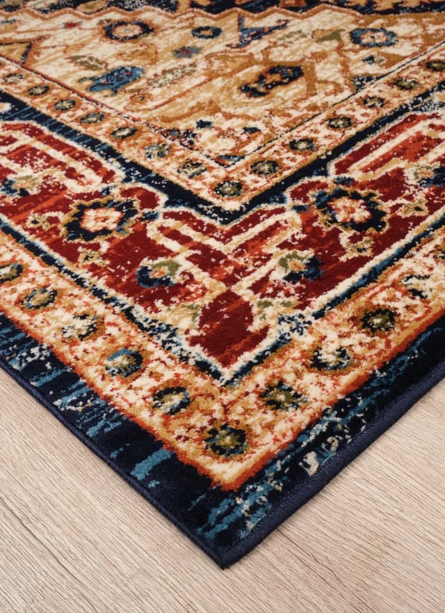 Mongolia 6083B Area Rug Navy/Navy — photo 3