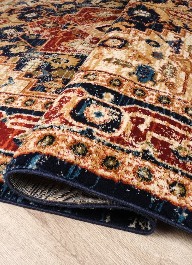 Mongolia 6083B Area Rug Navy/Navy — photo 2