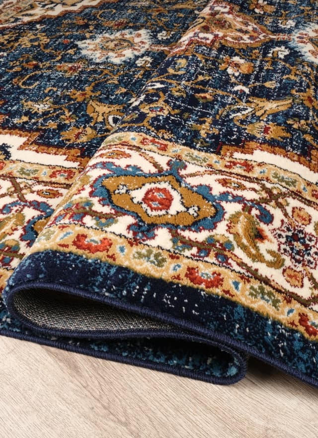Mongolia 2987A Area Rug Navy/Navy — photo 2