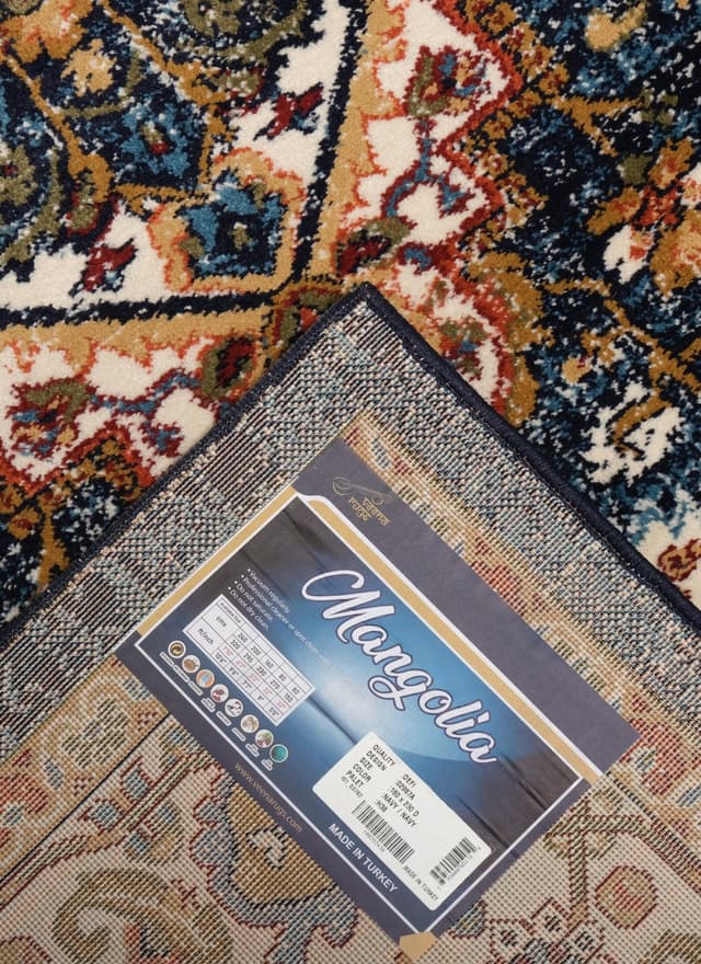 Mongolia 2987A Area Rug Navy/Navy — photo 4