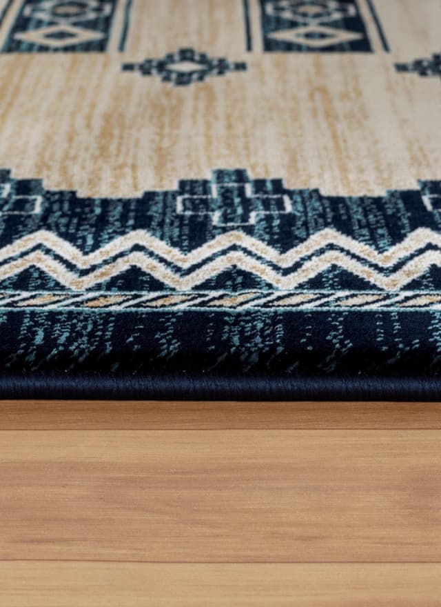 Kandahar E927A Area Rug Beige/Navy — photo 2