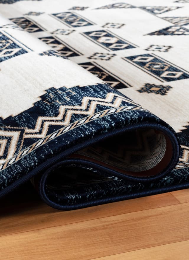 Kandahar E927A Area Rug Cream/Navy — photo 2