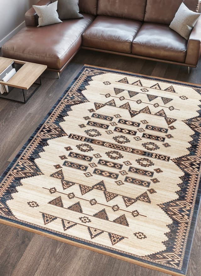 Kandahar E927A Area Rug Cream/Navy — photo 6