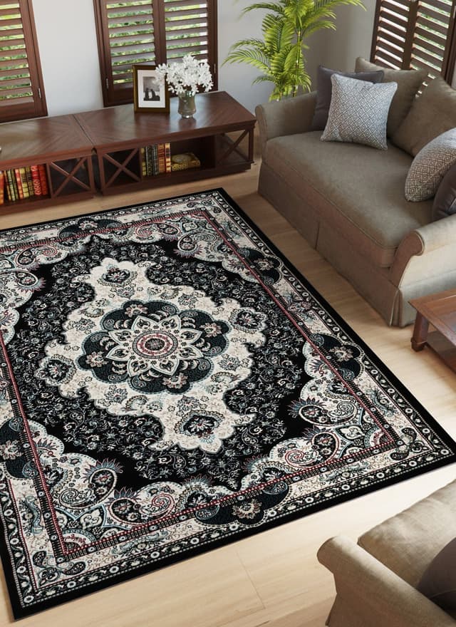 Hereke 470 Area Rug Black — photo 3