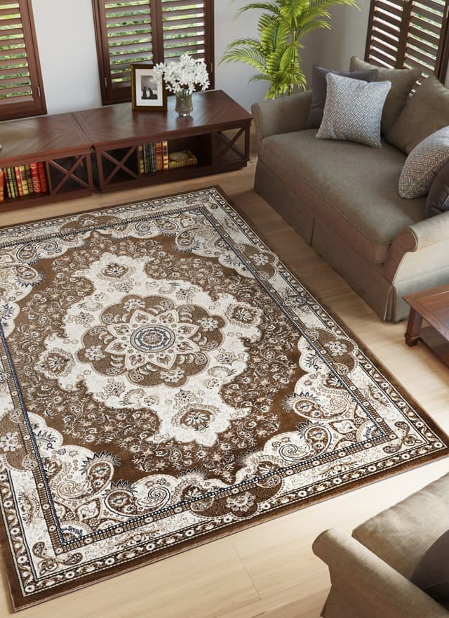 Hereke 470 Area Rug Brown — photo 3