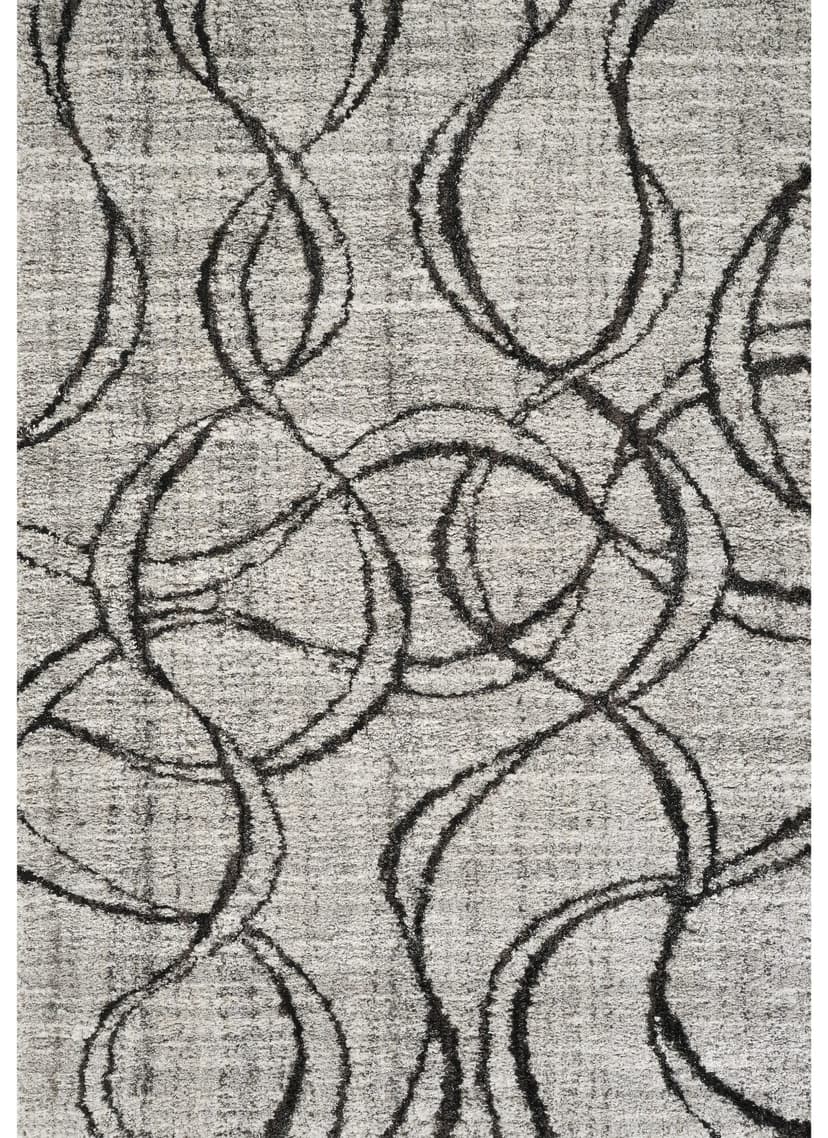 Gala 17349 Black Area Rug