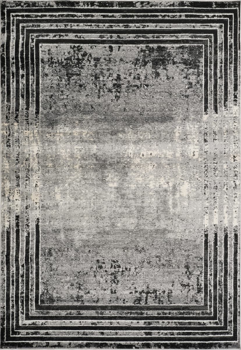 Argon 802 Area Rug Black/Grey