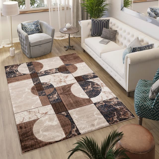 Argon 292 Area Rug Navy/D.Beige — photo 2
