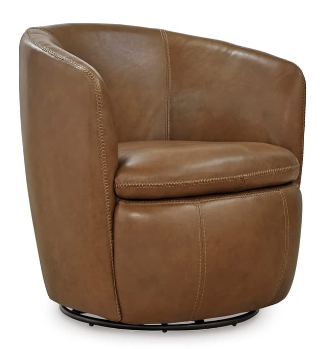 A3000700 - Swivel Accent Chair (Top Grain) — photo 1