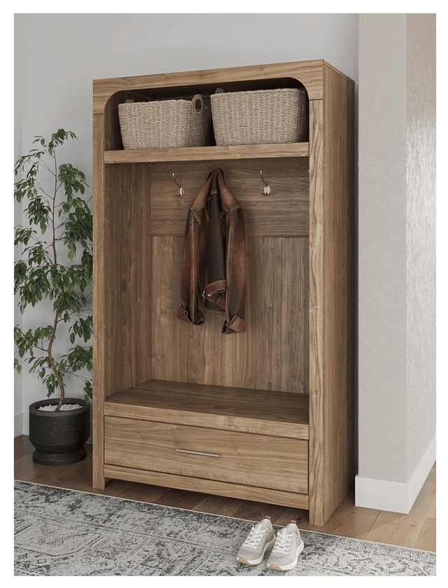 Ashley W1121-79 - Hall Tree w/Storage Bench — photo 1