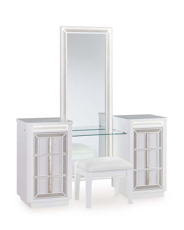 B822 - Vanity w/Stool (LED Lights) — photo 2