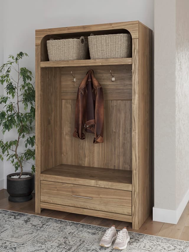 Ashley W1121-79 - Hall Tree w/Storage Bench — photo 2