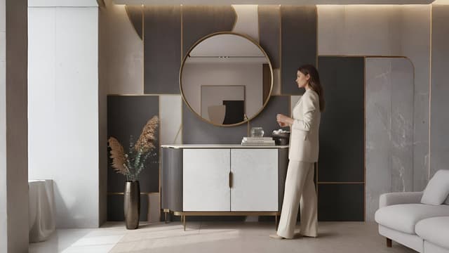 Solara Sideboard (Grey Silver) — photo 2