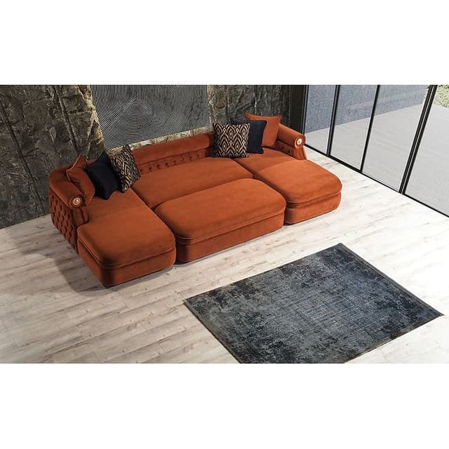 Brooklyn Sectional (Orange) — photo 8