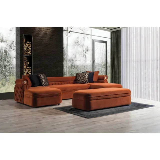 Brooklyn Sectional (Orange) — photo 1