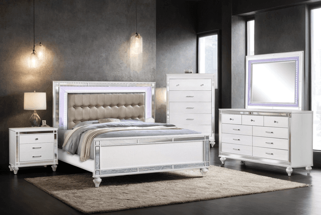 Blanca2 White Bedroom Set — photo 2