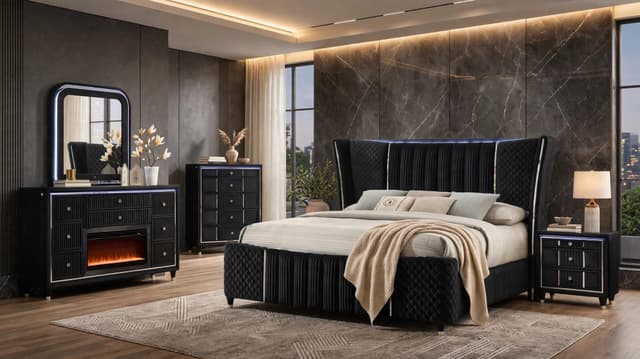 Cleopatra Black 4PC OR 5PC Set — photo 3