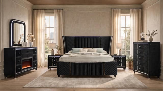 Cleopatra Black 4PC OR 5PC Set — photo 1