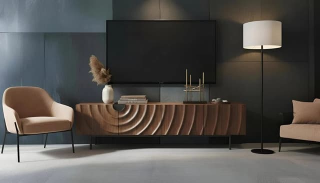 Onda TV Console (Walnut) (Clearance) — photo 1