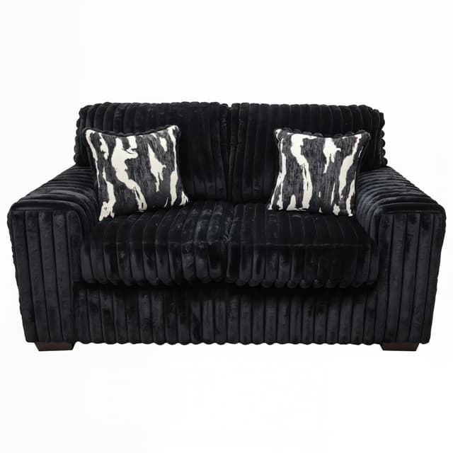S319 Sofa and Loveseat (Black) — photo 5