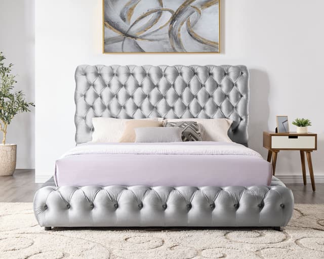 Dream Gray Platform Bed — photo 1