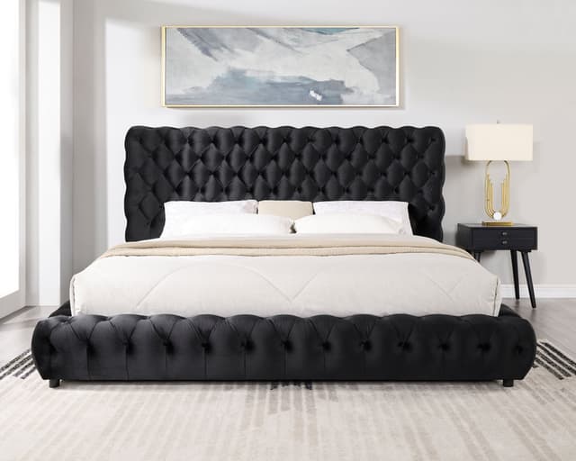 Dream Black Platform Bed — photo 1