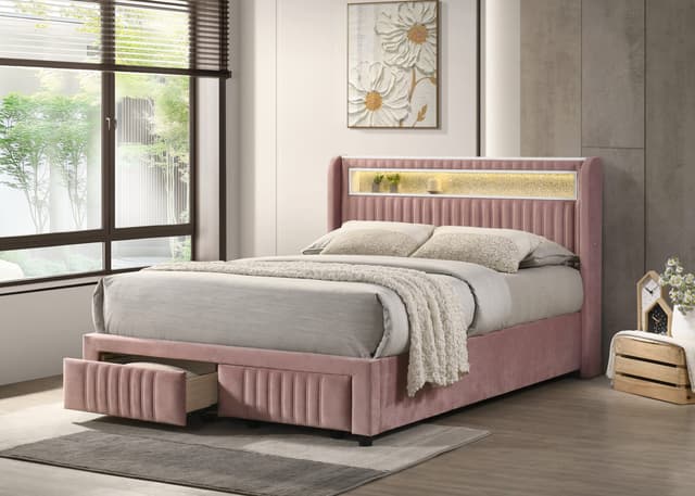 Cupid Pink Platform Bed — photo 1