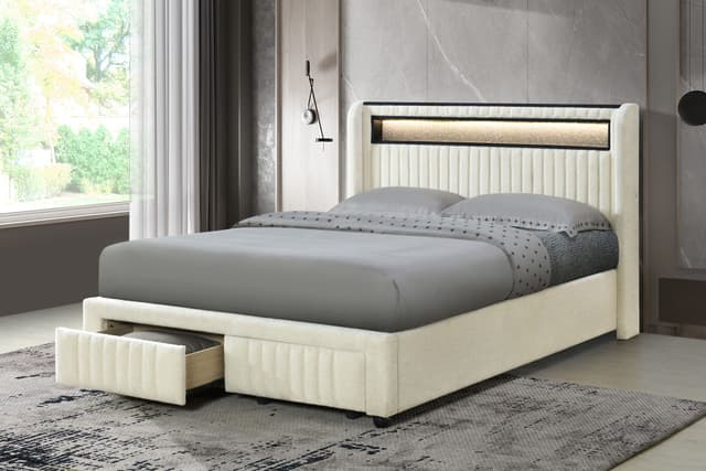 Cupid Beige Platform Bed — photo 1