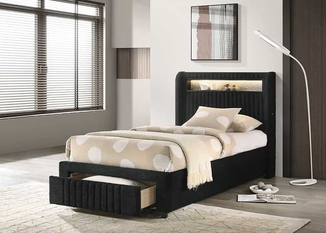 Cupid Black Platform Bed — photo 2