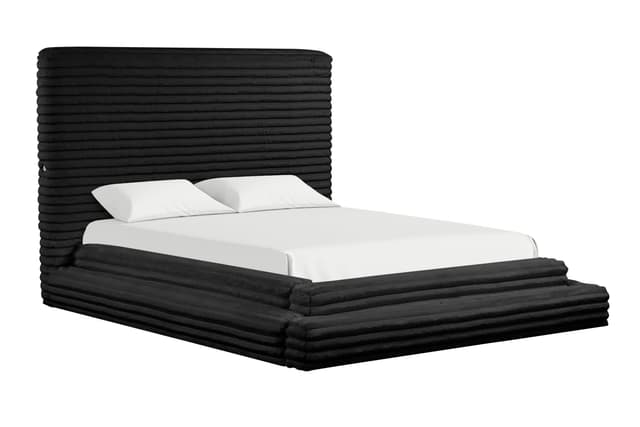 Mariah Black Platform Bed — photo 2