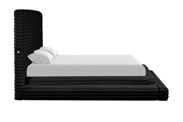 Mariah Black Platform Bed — photo 3