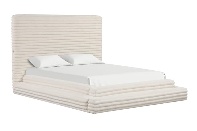 Mariah Beige Platform Bed — photo 2