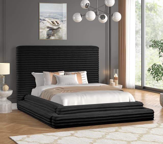 Mariah Black Platform Bed — photo 1
